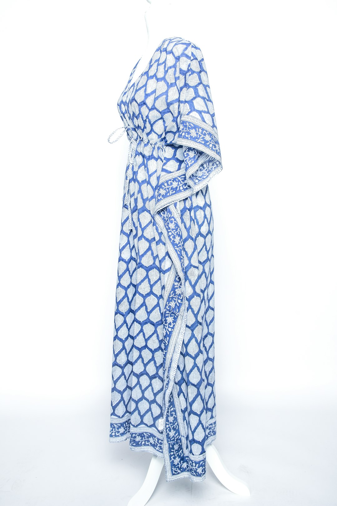 SOL LA VIE Kaftan Womens Plus Size Caftans Print Vneck Kaftans Loose Soft Kaftan Dresses with Drawstring Waist